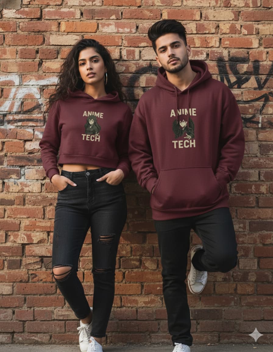 Hawk & Ronin – Anime Tech Hoodie (Unisex & Women’s Crop Fit)