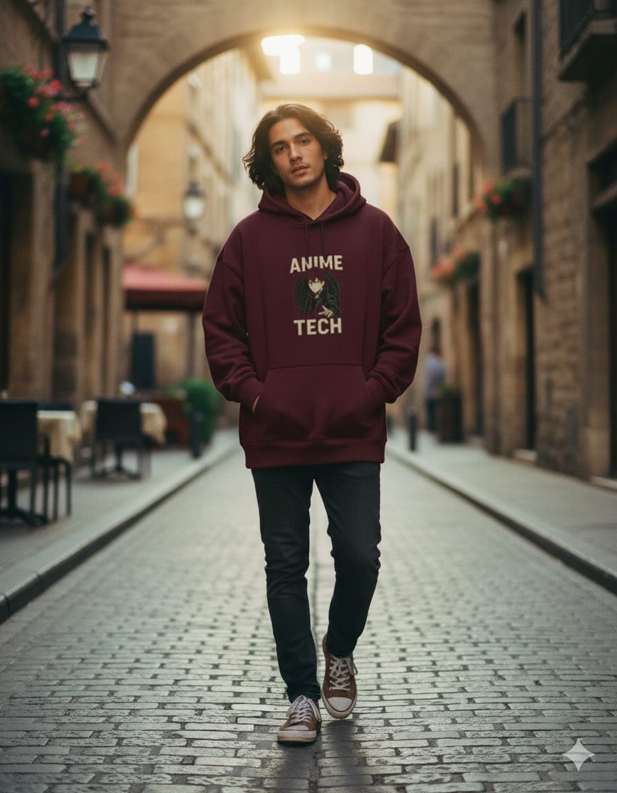 Hawk & Ronin – Anime Tech Hoodie (Unisex & Women’s Crop Fit)