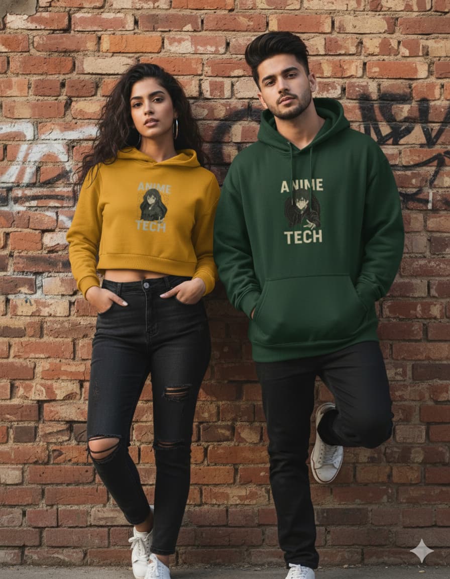 Hawk & Ronin – Anime Tech Hoodie (Unisex & Women’s Crop Fit)