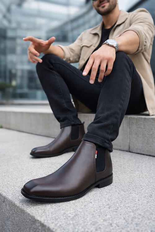 Hawk & Ronin – Dark Crest Chelsea Boots