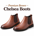 Premium Brown Chelsea Boots for Men |